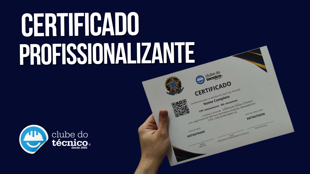 CERTIFICADO PROFISSIONALIZANTE 